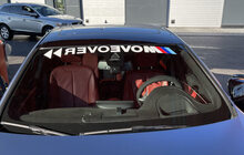 Move Over>> for M Motorsport Performance Power Decal Sticker fit to all G F and E series 3